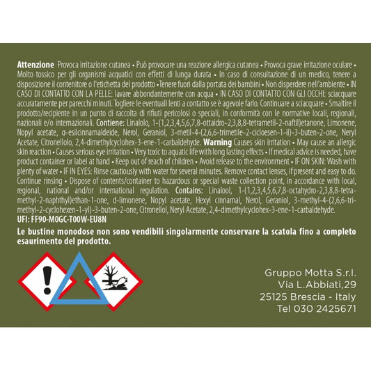 SEMI NATURALI PROFUMATI Usando l’aspirapolvere potrai profumare piacevolmente i tuoi ambienti. CONFEZIONE CONTIENE 5 BUSTINE Fragranza Mosto Supremo La fragranza seducente che cattura e confonde tutti i sensi. Profumo irresistibile che si dischiude con un delicato movimento profondo. In negozio e online su tuttochic.it
