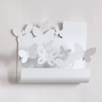 Porta Bustine Arte E Mestieri The Butterfly - Ferro, 25x6x6 Cm, Beige - Foto 5
