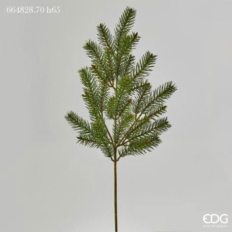 Ramo di pino composto da 28 rametti. Ideale per creare o arricchire composizioni di fiori invernali o natalizi. Dimensioni: altezza cm 65